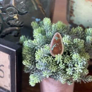 Navajo handmade ring 💍🤎💚